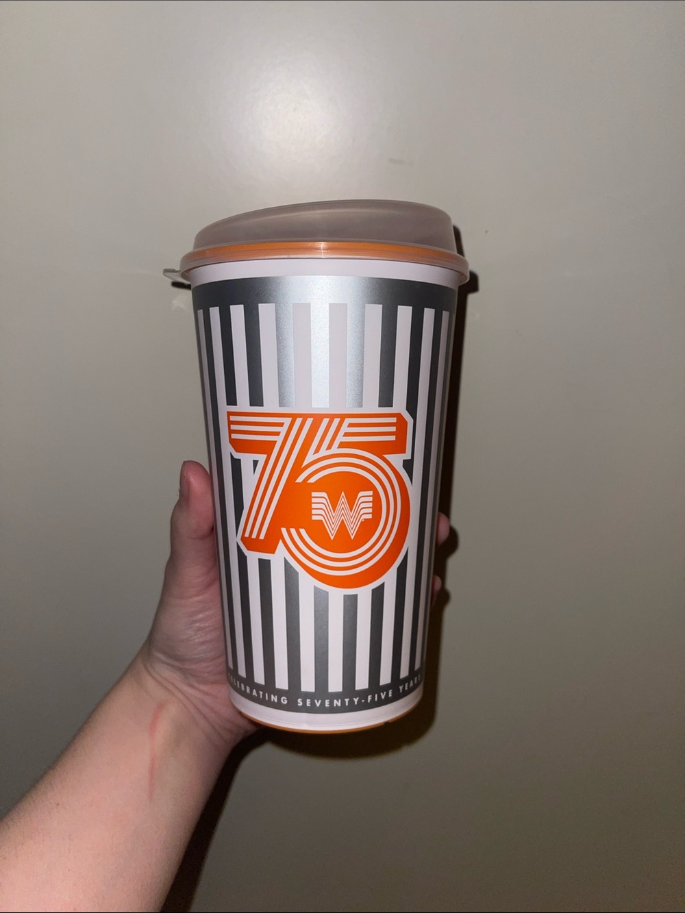32oz Reusable 75th Anniversary Whataburger Cup❕